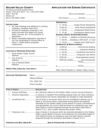 71724488-application-for-zoning-certificate-golden-valley-county-north-goldenvalleycounty