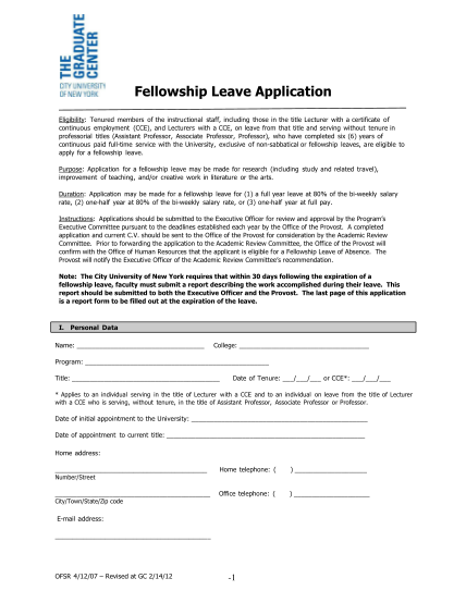 7174540-fillable-cuny-fellowship-leave-application-form-gc-cuny
