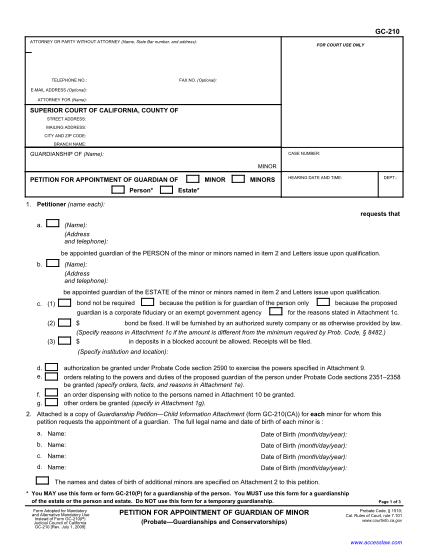 7174803-gc210-petition-for-appointment-of-guardian-of-minor-other-forms