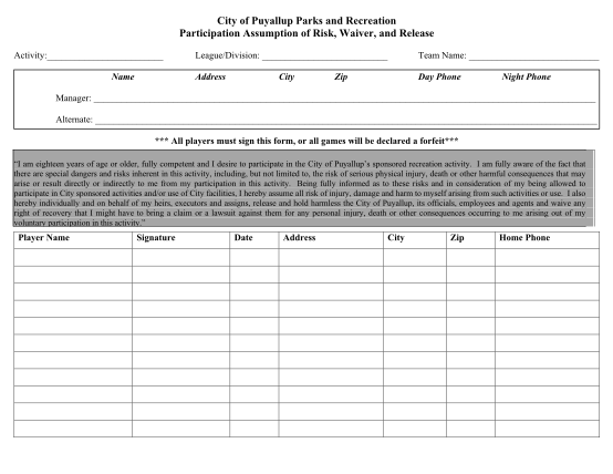 71759224-team-roster-waiver-formdoc-project-report-template-cityofpuyallup