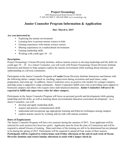 71803136-2015-jr-counselor-application-project-oceanology-oceanology