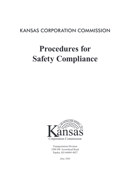 7227331-safety_procedur-es-kcc-procedures-for-safety-compliance--kansas-corporation--other-forms-kcc-ks