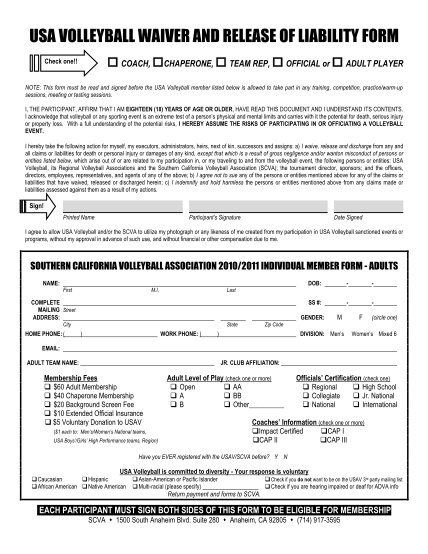 7235017-fillable-release-of-liability-form-california-volleyball-scvavolleyball