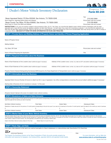 7237862-fillable-bexar-appraisal-form-50-244-bcad