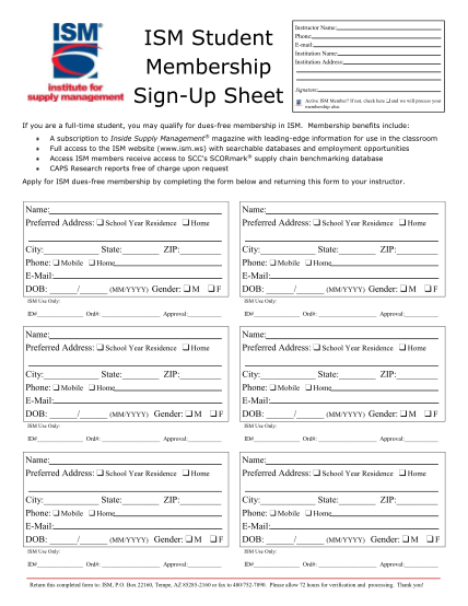 7241708-studentsignup-ism-student-membership-sign-up-sheet--revised-nov-18-2010-various-fillable-forms-ism