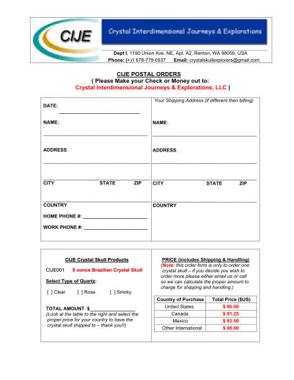 7258096-cs-orderform2011-cije-postal-orders-please-make-your-check-or-money-out-to--various-fillable-forms