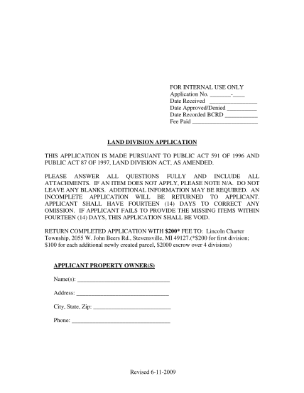 72758262-land-division-application-form-lincoln-charter-township-lctberrien