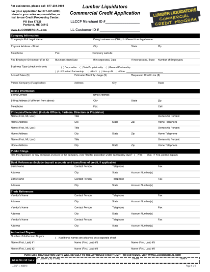7316823-credit20appl-ication-lu-commer-lumber-liquidators-commercial-credit-application-other-forms