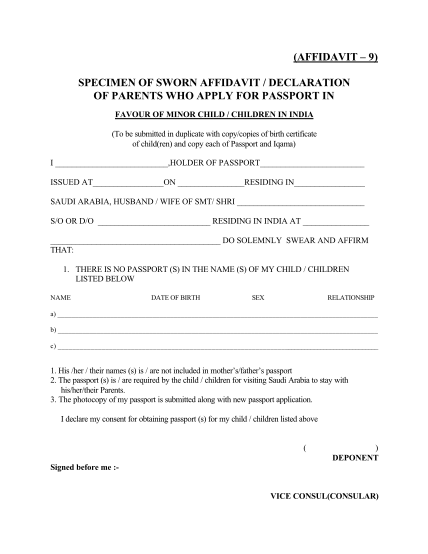 17 Sworn Affidavit Form Free To Edit Download And Print Cocodoc 7340