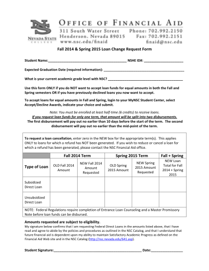 73412860-fall-2014-amp-spring-2015-loan-change-request-form-fall-2014-nsc-nevada