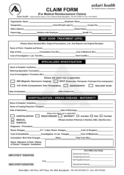 18 medical claim form 2016 - Free to Edit, Download & Print | CocoDoc