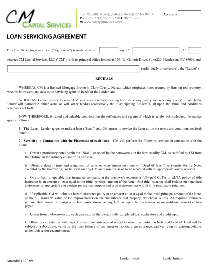 73493184-loan-servicing-agreement-cm-capital-services