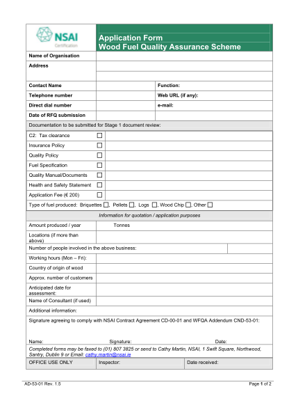 73560925-application-form-wood-fuel-quality-assurance-scheme-nsai-nsai
