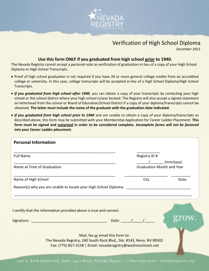 73561391-verification-of-high-school-diploma-form-the-nevada-registry-nevadaregistry