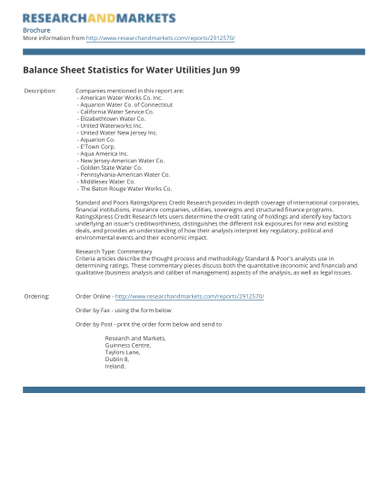 73607184-comreports2912570-balance-sheet-statistics-for-water-utilities-jun-99-description-companies-mentioned-in-this-report-are-american-water-works-co