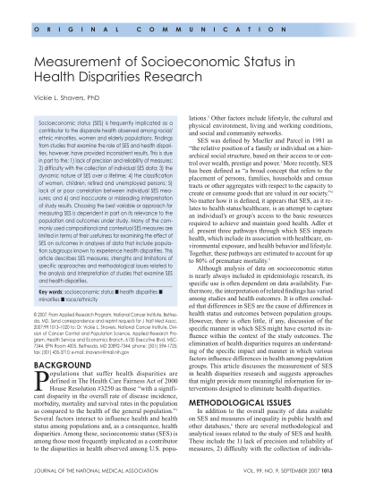 7382772-health20care-20disparitie-s_national20-medical20ass-ociation20jo-urnal-measurement-of-socioeconomic-status-in-health-disparities-research-other-forms