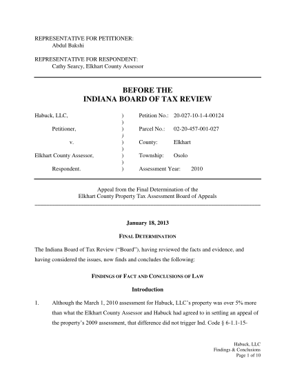 73848530-the-indiana-board-of-tax-review-board-having-reviewed-the-facts-and-evidence-and