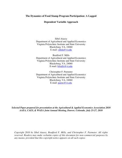 7385152-10835-the-dynamics-of-food-stamp-program---agecon-search-other-forms-ageconsearch-umn