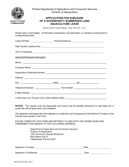 7389336-fillable-sublease-florida-application-form-submerged-land