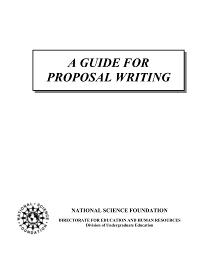 7394999-nsf04016-due-proposal-writing-guide-revision-nsf04016-other-forms-nsf