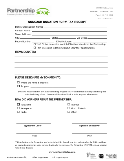 19 non profit donation receipt requirements - Free to Edit, Download ...