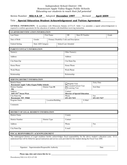 7401152-fillable-special-education-student-acknowledgement-form-district196