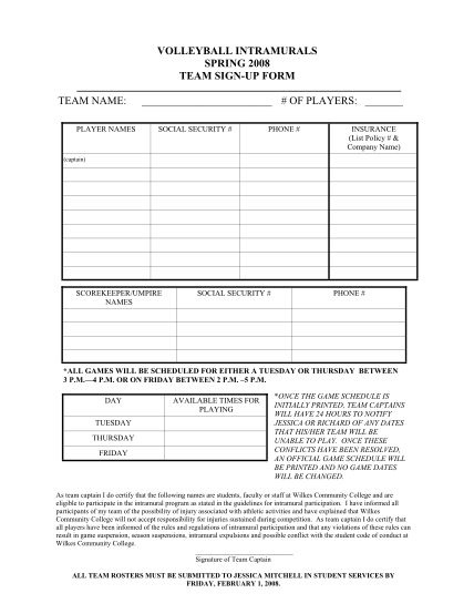 60 High School Volleyball Score Sheet Page 3 - Free To Edit, Download 