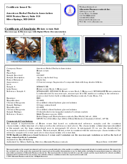 7428659-star20anise-2520microscopic-20authentica-tion-certificate-of-analysis-illicium-verum-fruit-other-forms-ahpa