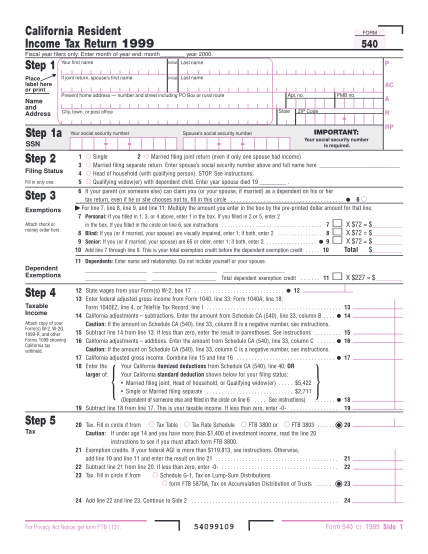 7437405-99_540-form-540--1999-california-resident-income-tax-return-other-forms-ftb-ca
