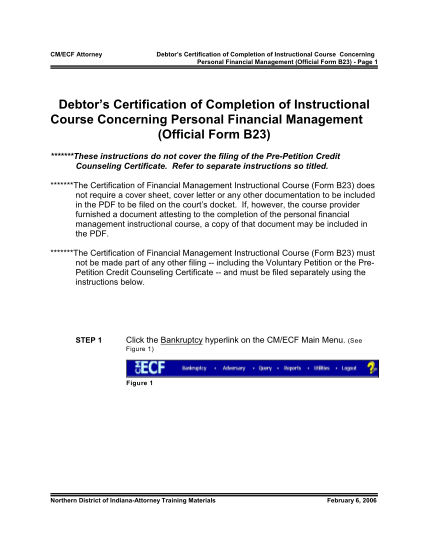 74547120-debtor-s-certification-of-completion-of-instructional-course-concerning-personal-financial-management-official-form-b23-application-guide-innb-uscourts