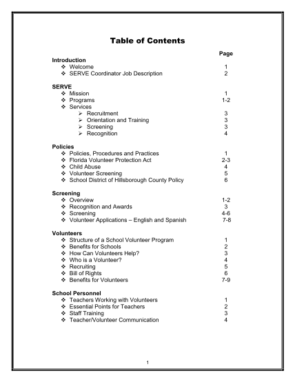 75814901-table-of-contents-serve-volunteers-in-education