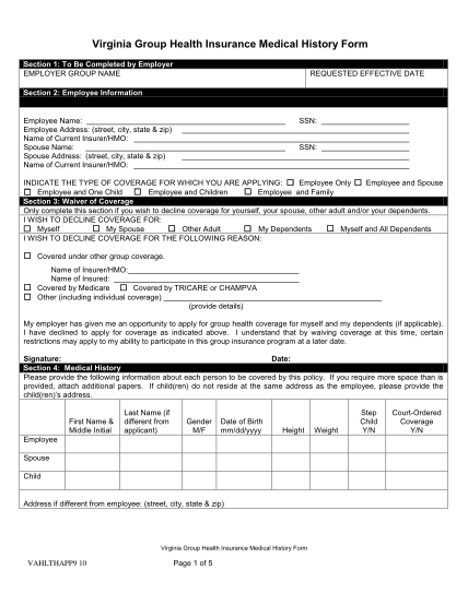 75827-fillable-virginia-group-health-insurance-medical-history-form-scc-virginia
