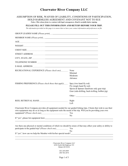 75865969-clearwater-river-company-llc-hold-harmless-agreement-a2doc