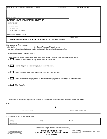 7619659-ca000125-notice-of-motion-for-judicial-review-of-license---forms-other-forms