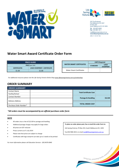 76439047-water-smart-award-certificate-order-form