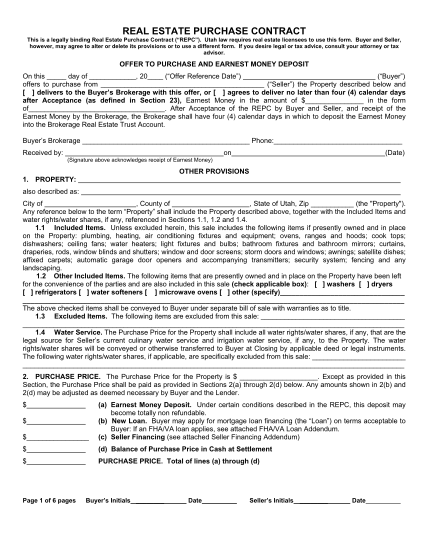 76686-fillable-utah-real-purchase-contract-form-realestate-utah