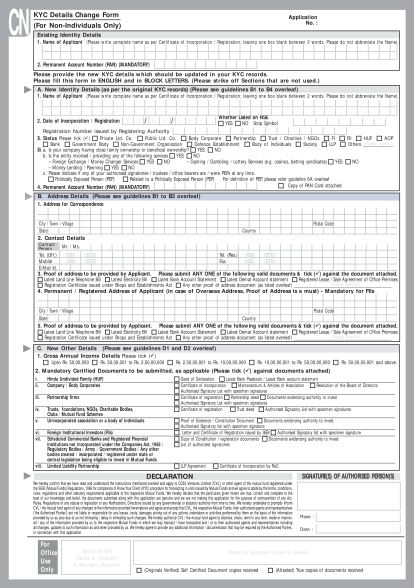 23 ckyc form page 2 - Free to Edit, Download & Print | CocoDoc