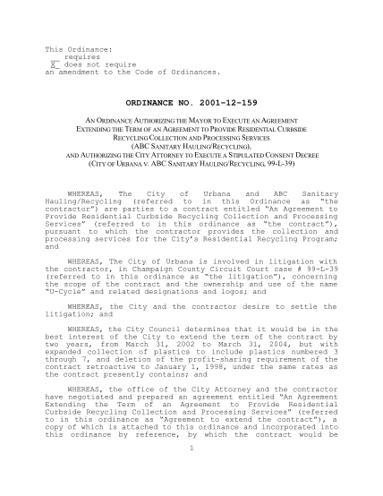 77236665-draft-ordinance-2001-12-159-an-ordinance-authorizing-the-mayor-to-execute-an-agreement-extending-the-term-of-an-agreement-to-provide-residential-curbside-recycling-collection-and-processing-services-abc-and-authorizing-the-city-attorn