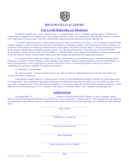 78160558-employee-disclosure-and-consent-brookfield-academy-brookfieldacademy