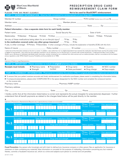 Blue Cross Blue Shield Gym Reimbursement Form