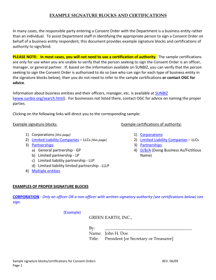 7852421-example-signature-blocks-and-certifications-florida-department-of-floridadep