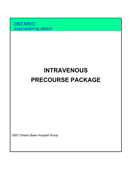 78637286-intravenous-precourse-package-ontario-rppeo
