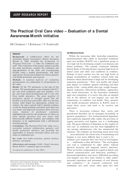 78640483-the-practical-oral-care-video-australian-dental-association-ada-org