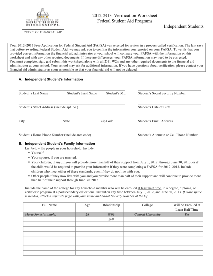 7871120-new12-13independ_1fin-al-2012-2013-verification-worksheet-federal-student-aid-programs-other-forms