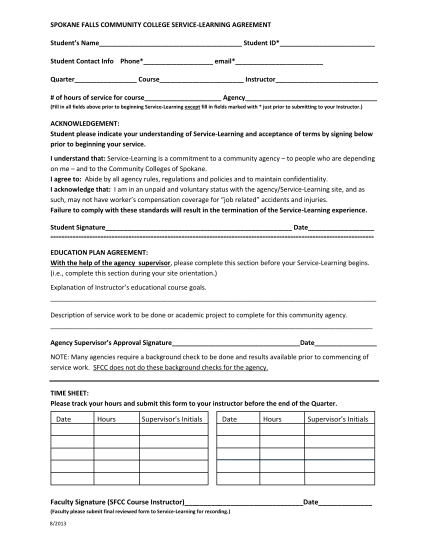 78728792-service-learning-agreement-and-educational-plan-form-spokanefalls