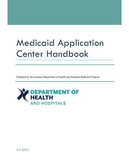 78845740-medicaid-program-application-center-handbook-louisiana-dhh-louisiana