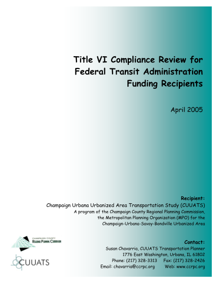 79078441-title-vi-compliance-review-for-federal-transit-administration-bb