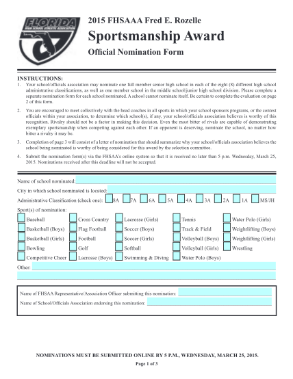 Florida High School Athletic Association Clearance For - Fhsaa - Fill and  Sign Printable Template Online