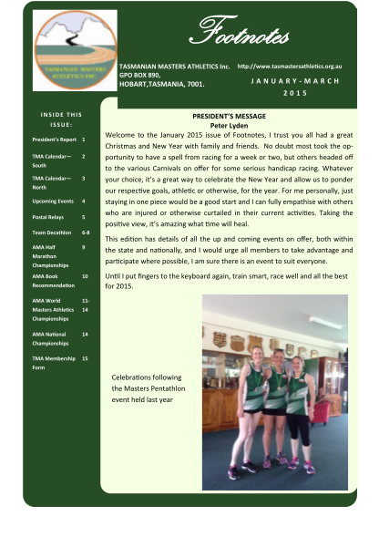 79273478-footnotes-jan-march-2015-tasmanian-masters-athletics-tasmastersathletics-org
