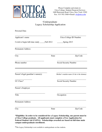 7956674-fillable-utica-college-federal-tax-id-number-form-utica